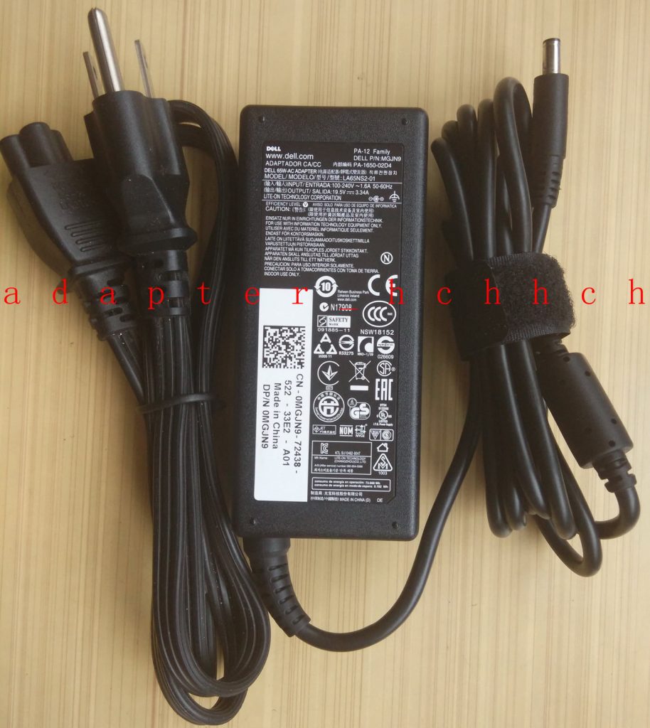 Sạc laptop Dell 19.5V 3.34A 65W
